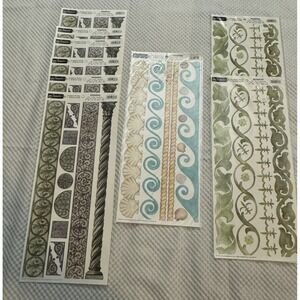 Lot Of 9 Sonnets Scrapbooking Sticker Sheets By Shaton Soneff